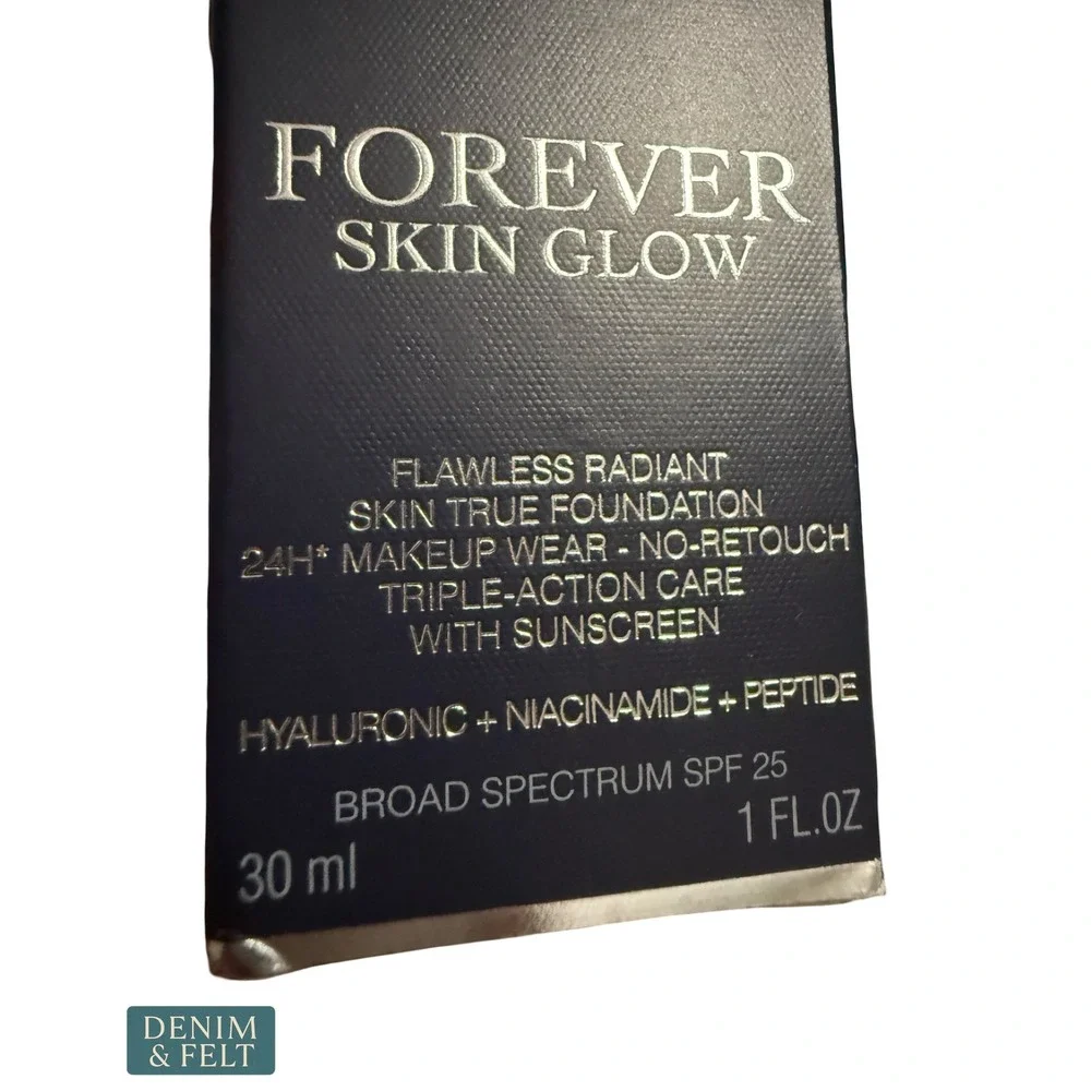 NEW Dior Forever Skin Glow Foundation 4C Cool SPF 25 30ml 1oz Luxe Designer